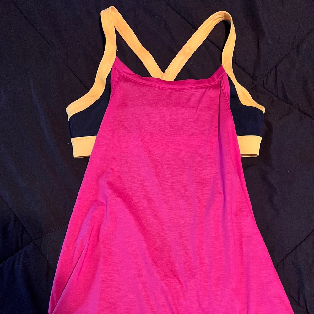 Reebok Backless Sports Bra Tank Top